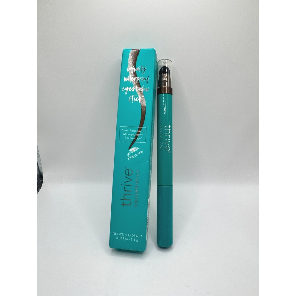 Thrive Causemetics Infinity Waterproof Eyeshadow Stick Brown NIB